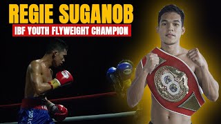 Regie Suganob quotNEW CHAMPIONquot IBF Youth Jr Flyweight Champion Susunod sa Yapak ni Mark Magsayo [upl. by Nwahsiek]