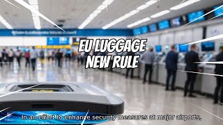 quotEU Luggage New Rule Explained What Travelers Need to Know ✈️ [upl. by Ahsiuqram]