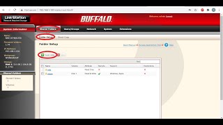 8 How to Add a Shared Folders of NAS Buffalo LSWXL [upl. by Oakleil352]