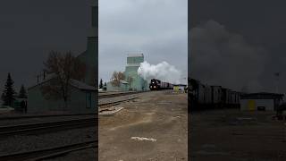 CP 2816 south flying by the elevator at Leduc Alberta [upl. by Godart443]