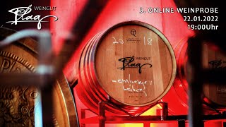 Weingut Plag 3 Online Weinprobe 22012022 [upl. by Elysha734]