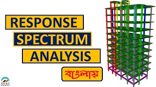 RESPONSE SPECTRUM ANALYSIS  LINEAR DYNAMIC ANALYSIS  MODAL ANALYSIS in Bangla [upl. by Yesnel812]