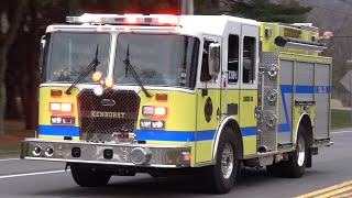 Kenhorst Fire Company Engine 691 Responding 122722 [upl. by Derrej]