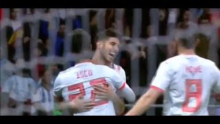 spain vs argentina isco  isco alarcon goal  spain vs argentina 20 27032018 hd [upl. by Niveek832]