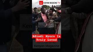 Ndindi Nyoro receiving nothing but Love on the ground and his security understands the assignment [upl. by Ostap]