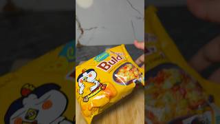 Trying buldak cheese carbonara SOUP shorts [upl. by Annayar601]