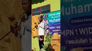 Alamate Anak soleh Raffaiz damaraP Juara 1 Lomba menyanyi lagu religi smpn 1 widodaren th 2024 [upl. by Nangatrad]