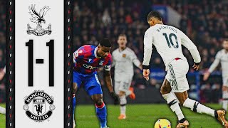 A Point On The Road 🛣️  Crystal Palace 11 Man Utd  Highlights [upl. by Mcdowell575]