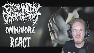 Extermination Dismemberment Omnivore Official Music Video REACT [upl. by Nolram]