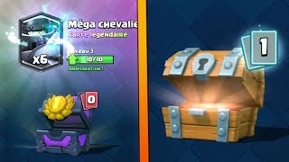 Clash Royale CEST QUOI CETTE CHANCE  EPIC PACK OPENING COFFRE BOIS MEGA CHEVALIER LEGENDAIRE [upl. by Ais]