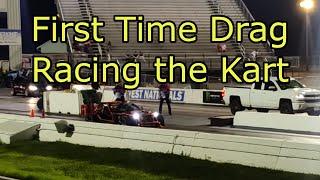 First Time Drag Racing the Kart at WWTRaceway [upl. by Nomsed484]