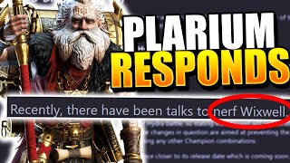 Plarium Responds to Wixwell Nerf Raid Digest [upl. by Eadas888]