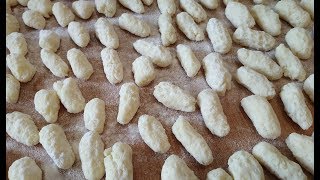 GNOCCHI DI PATATE CON FARINA DI RISO GLUTEN FREE\POTATO DUMPLINGS WITH RICE FLOUR [upl. by Decca]