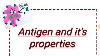 Antigen and its properties  IMMUNOLOGY  IGNOU  BSCG ignou immunology antigens antigen [upl. by Sydel]