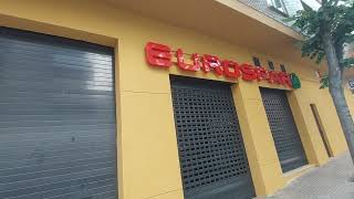 New Eurospar supermarket Cambrils before Mercadona [upl. by Ahseiat747]