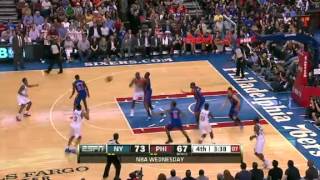 Full Highlights Jeremy Lin Amazing 4th Quarter vs Sixers 林書豪對76人神奇第4節 2012321 [upl. by Heyra497]