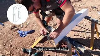 Part 2  Stratco Outback Flat Cooldek  Install A Back Channel [upl. by Milford]