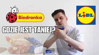 BIEDRONKA VS LIDL GDZIE JEST TANIEJ [upl. by Katuscha]