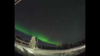 Aurora from Lapland Finland December 8 2013 [upl. by Ytsud84]