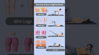 Exercise to lose weight at home🏠 exercise workout fitness weightloss yoga motivation home [upl. by Raychel425]