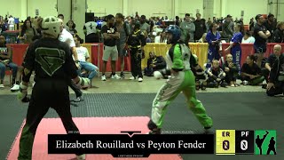 Elizabeth Rouillard vs Peyton Fender [upl. by Otrevogir]