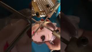 How do It  eyes doll how howto howtomake doll makingvideos doll [upl. by Keen836]