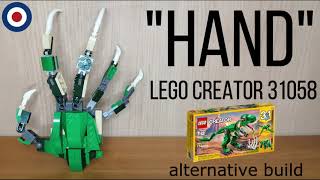 LEGO Creator 31058 Alternative build tutorial HAND、レゴクリエイター31058を”手”に組み替え [upl. by Faunie]