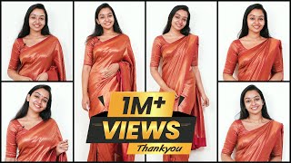 എന്‍റെ സാരി ഉടുക്കൽ ഇങ്ങനെയാണ്  Easy Saree Draping Tutorial  Alice Christy [upl. by Oremodlab]