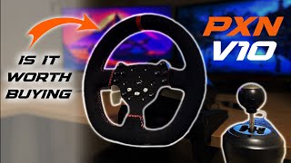 The Best Steering Wheel For The Money PXN V10 Honest Review [upl. by Bathulda]