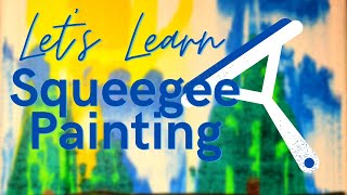 squeegee painting is harder than it looks [upl. by Nihhi]