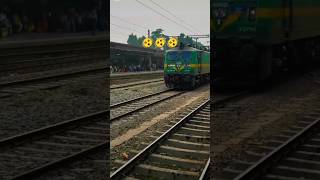 Railway 🚂 night time railway shortsviral trendingshorts [upl. by Derfla32]