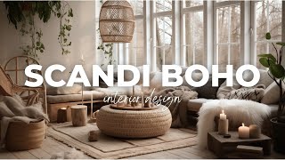 Scandi Boho Interior Design Inspiration Where Minimalism Meets FreeSpirited Flair [upl. by Haduj908]