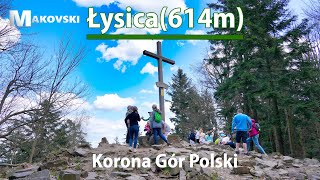 Łysica614mKorona Gór Polski  1Góry ŚwiętokrzyskiePrzygodaMotywacjaNaturaGoPro [upl. by Eyaf431]