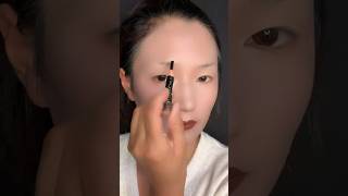 Fixed eyebrow mold easy to use funny makeup trending makeupartist makeuptutorial [upl. by Allit69]