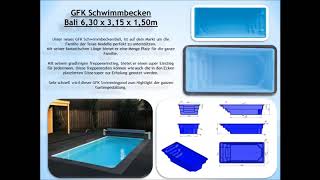 GfK Fertig Schwimmbecken Fertigpool Einbaubecken GFK Pool Katalog Pool Profi Eu GmbH Film [upl. by Sirovat]