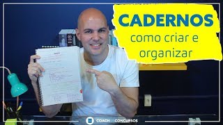 Cadernos de Estudo  como organizar e criar [upl. by Odericus]