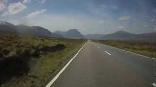 Scotland Tyndrum to N Ballachulish Via A82 Rannoch Moor Pass of Glencoe HD [upl. by Stoops]