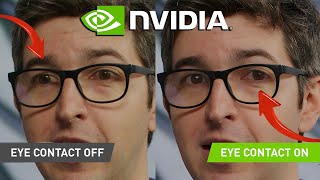 Nueva versión de Nvidia Broadcast 14 con filtro de contacto visual es una locura [upl. by Mahla]