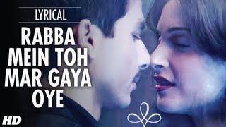 Rabba Mein Toh Mar Gaya Oye Lyrical Video  Mausam  Shahid kapoor Sonam Kapoor [upl. by Nolram]