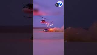 YouTuber arrested after video shows fireworks shot from helicopter at Lamborghini [upl. by Yborian271]