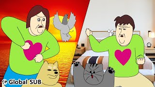 짐승친구들 새해 일출 보러가기 VS 집에 처박혀 있기 [upl. by Nahsez]