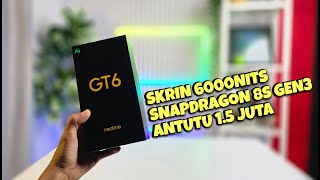 LAGI POWER DARI POCO F6 🔥  UNBOXING REALME GT6 [upl. by Floeter]