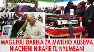 SIRI NZITO YA KIFO CHA MAGUFULI ALISEMA WAMBIENI MADAKTARI WANIACHE TU NIKAFIE NYUMBANIquot [upl. by Lunetta]