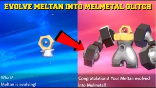 EVOLVING MELTAN INTO MELMETAL WITH THE METAL COAT GLITCH POKEMON SWORD amp SHIELD HOW TO EVOLVE MELTAN [upl. by Ronald]