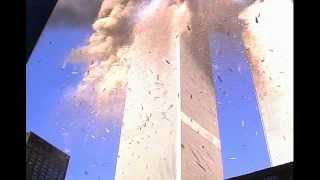 NIST FOIA 0942 R14UC  WPIX Dub2 0123 WTC2 ExplosionHole from BelowEyewitness Interviews [upl. by Airamasor493]