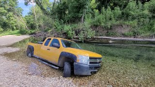 4k Float Explore Spring Creek TRUCK Abandoned Oklahoma [upl. by Sessylu]