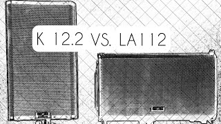 QSC K122 vs QSC LA112 qsc qscaudio shorts dj [upl. by Eelegna440]