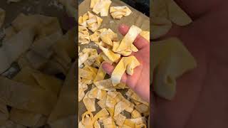 Pappardelle ai porcini 🤤 pappardelle porcini porcinimushrooms pastalover [upl. by Eglanteen]