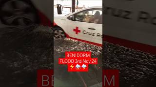 BENIDORM FLOOD 3rd November 2024 benidorm storm flood flooding ytshorts spain [upl. by Aratas]