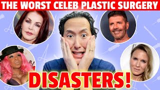 The 5 WORST Celebrity Plastic Surgery DISASTERS [upl. by Ainnat]